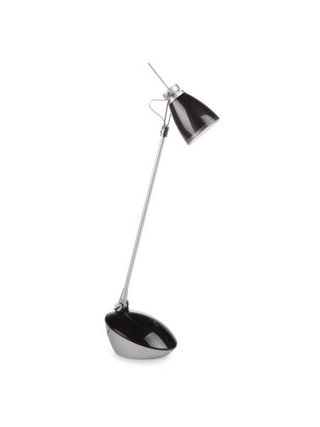 Настольная лампа на гибкой ножке офисная SL-07 BLACK