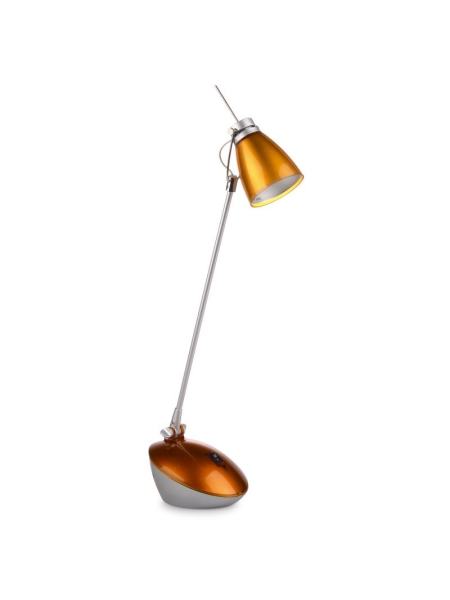 Настольная лампа на гибкой ножке офисная SL-07 ORANGE