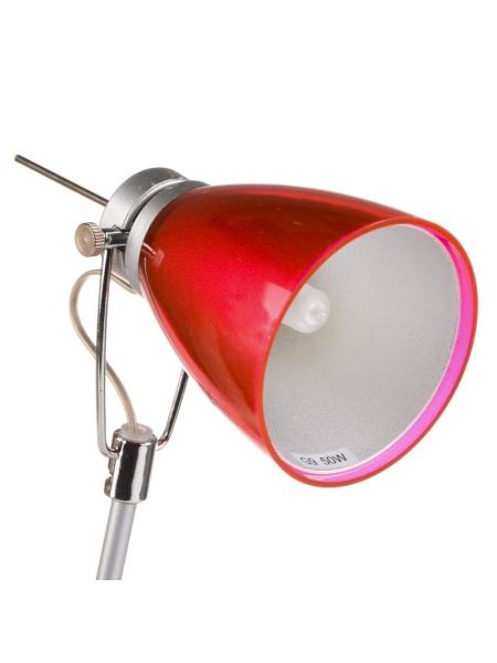 Настольная лампа на гибкой ножке офисная SL-07 RED