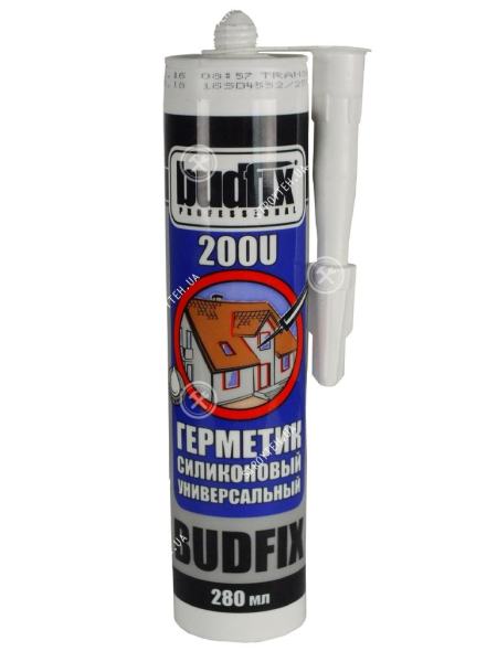 Budfix 200U Герметик универсальный силиконовый 280 мл (прозрачный)