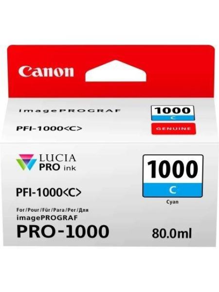 Картридж Canon PFI-1000 C Cyan