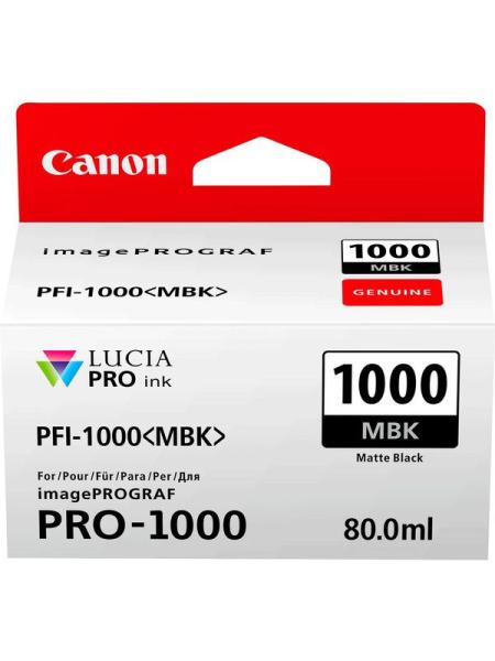 Картридж Canon PFI-1000 MBK Matte Black