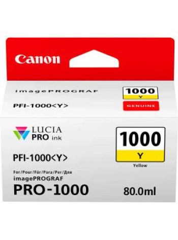 Картридж Canon PFI-1000 Y Yellow