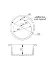 Кухонная мойка Cosh D51 kolor 210 (COSHD51K210)