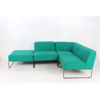 Модульный диван и столик для улицы Диас, зеленый, d0006