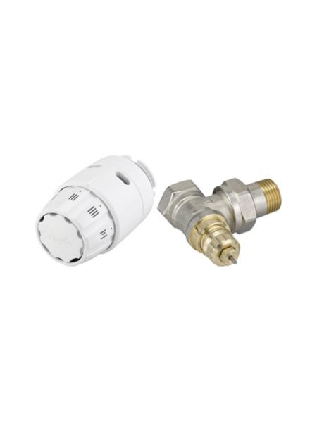 Термостатичний Кран Danfoss RAS-C2 1/2" для радіатора кутовий (013G5143)