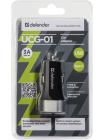 Автомобильное зарядное устройство Defender UCG-01 авто, 1 порт USB + TypeC, 5V / 5.4A (83569)
