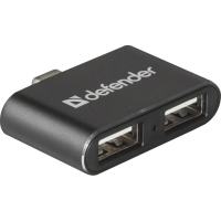 USB-хаб Defender USB Quadro Dual USB3.1 TYPE C - USB 2.0, 2 порта (83207)