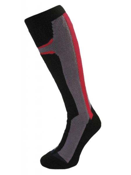 Шкарпетки Destroyer Ski / Snowboard Чорний / Сірий / Червоний (DSSW-888-black-38-40)