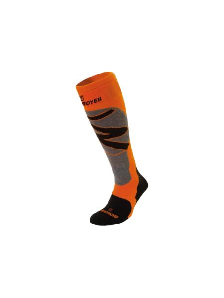 Шкарпетки Destroyer Ski / Snowboard Оранж / Сірий / Чорний 44-46 (DSSB-777-orange - 44-46)