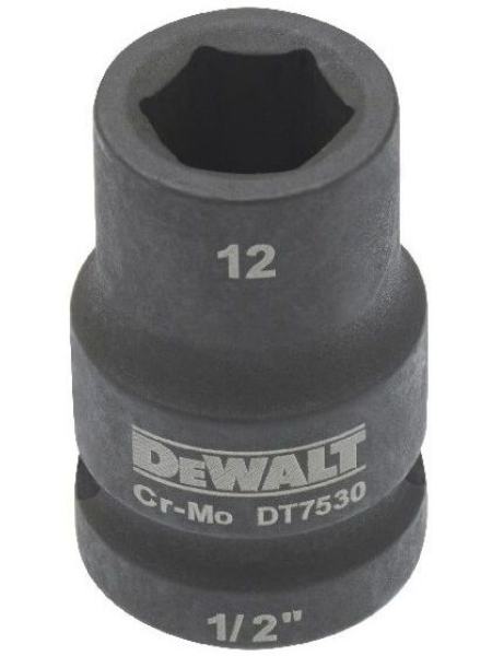 Головка торцевая ударная DeWalt 1/2 ", 12 мм