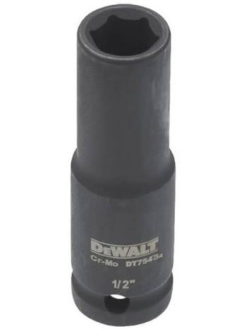 Головка торцевая ударная DeWalt 1/2 ", 12 мм, удлиненная