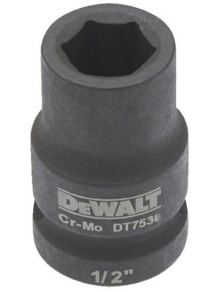 Головка торцевая ударная DeWalt 1/2 ", 19 мм. (DT7537)