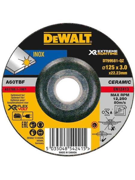 Круг шлифовальный DeWalt DT99581 (125х3х22.23мм.)