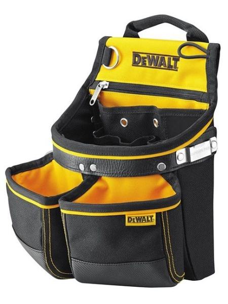 Пояс.сумка с двумя карманами и скобой для молотка DeWalt DWST1-75650
