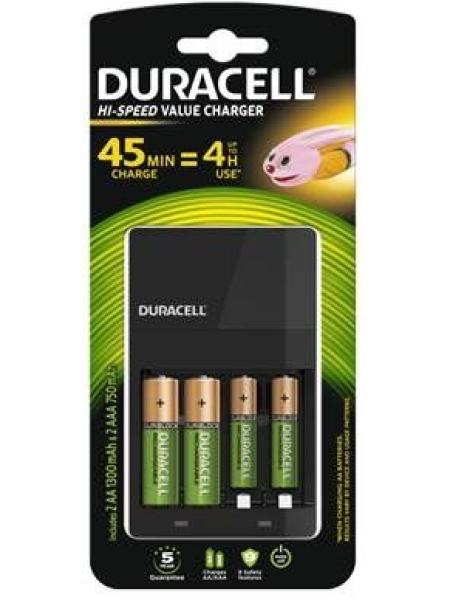 Зарядное устройство Duracell CEF14 + 2AA1300 + 2AAА750