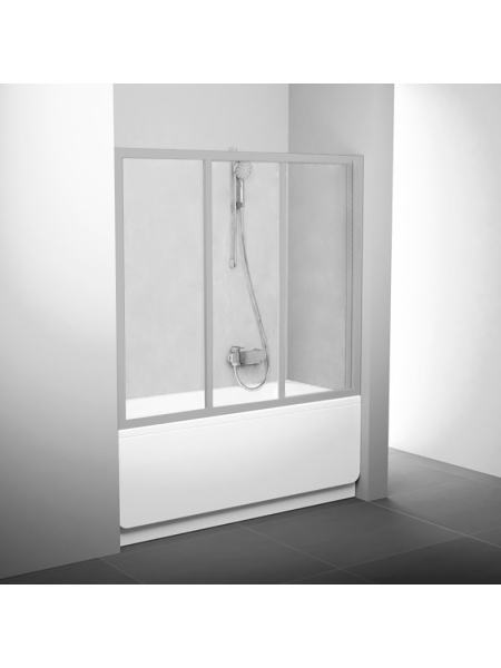 Штора для ванны AVDP 3-160 Transparent+сатиновый Ravak 40VS0U02Z1