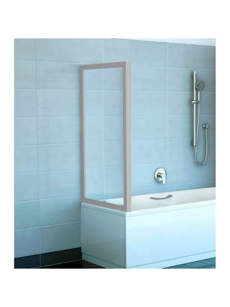 Стенка для ванны APSV-70 Transparent+сатиновый Ravak 95010U02Z1