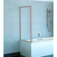 Стенка для ванны APSV-80 Transparent+сатиновый Ravak 95040U02Z1
