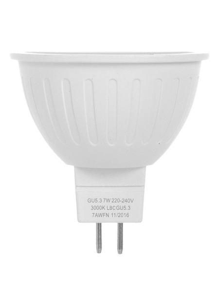 LED лампа ERGO Basic MR16 GU5.3 7W 220V 3000K Теплый белый