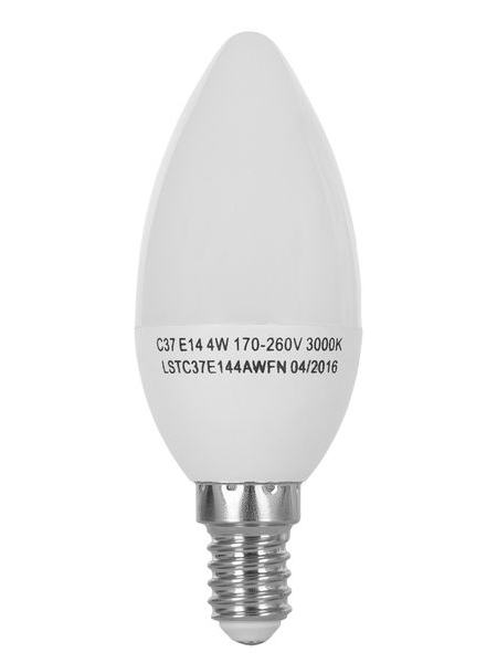 LED лампа ERGO Standard C37 E14 4W 220V 3000K Теплый белый