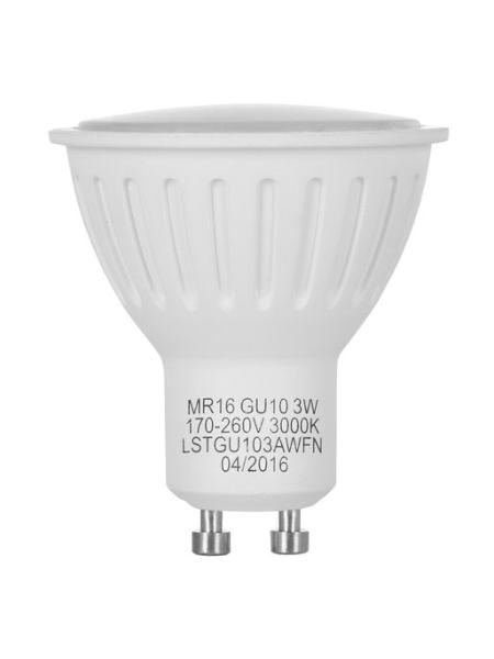 LED лампа ERGO Standard MR16 GU10 3W 220V 3000K Теплый белый