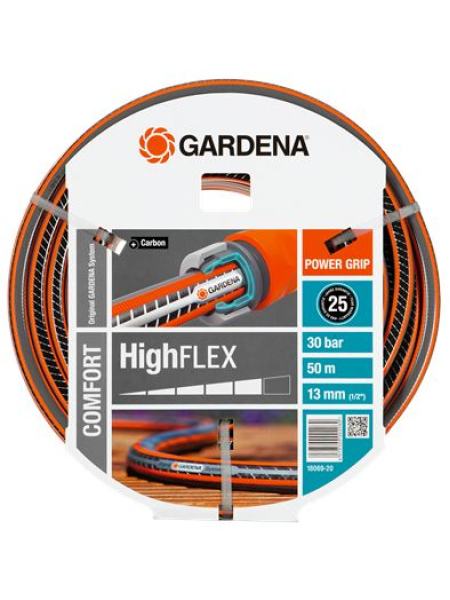 Gardena Шланг поливочный HighFLEX 1/2 (50 м) без соединения