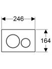 Кнопка Sigma 20 белый матовый лак (115.882.JT.1)