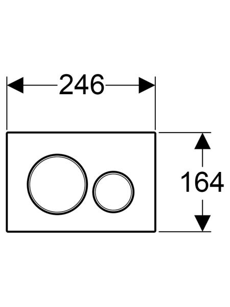 Кнопка Sigma 20 белый матовый лак (115.882.JT.1)