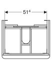 Шкафчик Smyle Square для раковины 60 (500.352.00.1)