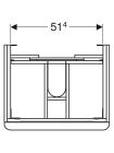 Шкафчик Smyle Square для раковины 60 (500.352.JK.1)