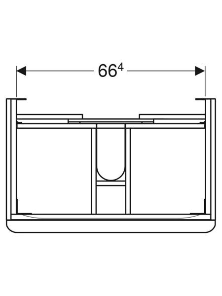 Шкафчик Smyle Square для раковины 75 (500.353.JR.1)