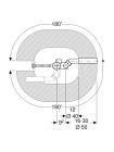 Сифон для ванны с декоративным комплектом (150.017.00.1)