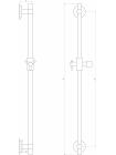 Душова стійка Globus Lux BT-1106C в блістері