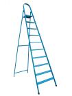 Лестница-стремянка металлическая "ИТАЛИЯ" 10 ступеней с растяжками, h=2200 мм, max 150 кг ГОСПОДАР 79-1040