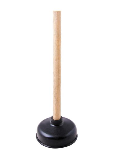 Вантуз Ø125 мм с деревянной ручкой ГОСПОДАР 92-0964