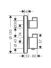 ECOSTAT S термостат с запорным/переключающим вентилем