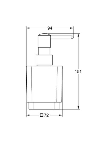 Дозатор для жидкого мыла Grohe Selection Cube 40805000