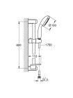 Душевой гарнитур Grohe New Tempesta 100 28593002
