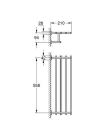 Полиця для рушників Grohe Essentials Cube 40512001