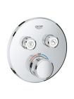 Зовнішня частина термостатичного змішувача для душу Grohe SmartControl 29119000 на два споживача