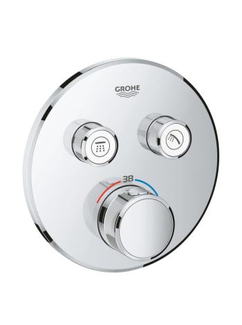 Зовнішня частина термостатичного змішувача для душу Grohe SmartControl 29119000 на два споживача