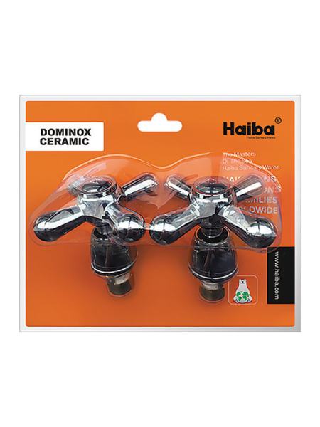 Ручки з кранбукси (пара) HAIBA DOMINOX (кераміка) (HB0576)