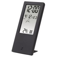 HAMA Термометр / гигрометр TH 140, с индикатором погоды [black]