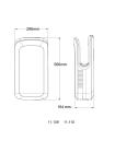 Сушарка для рук HOTEC 11.109 ABS White