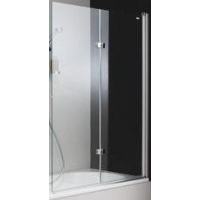 DESIGN PURE шторка для ванны, 100*150 см, профиль хром., стекло прозрачное с Anti-Plaque, крепление справа