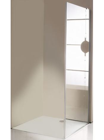 ENJOY ELEGANCE Стенка боковая для распашной двери 90*200см (глянц хром, стекло прозр Anti Plaque)