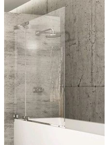 STUDIO BERLIN Шторка для ванной 90*150см (проф хром,стекло прозр Antiplaque)