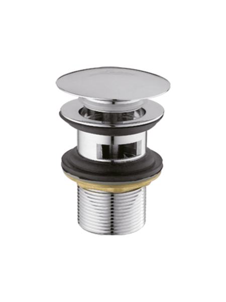 Донный клапан для умывальника с переливом (кнопка) IBERGRIF M20502 (IB0087)