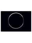 Кнопка Sigma 10 с легкоочищаемой поверхностью, черная/хром Geberit 115.758.14.5